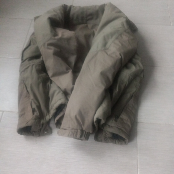 LL Bean Warm-up Jacket Fleece Lined Full Zip Mens Size Large Brown - Picture 4 of 10